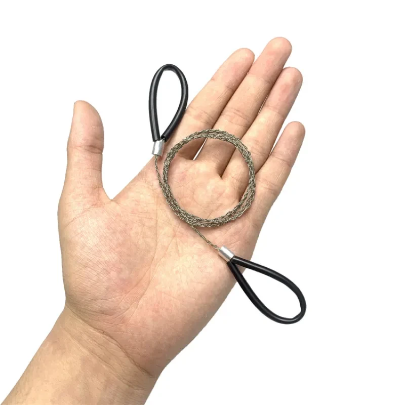 Stainless Steel Wire Saw with Holster – Survival Life-Saving Tool