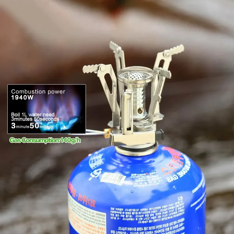 Mini Gas Stove BRS-5 Portable for Camping, Hiking, Outdoor 94g