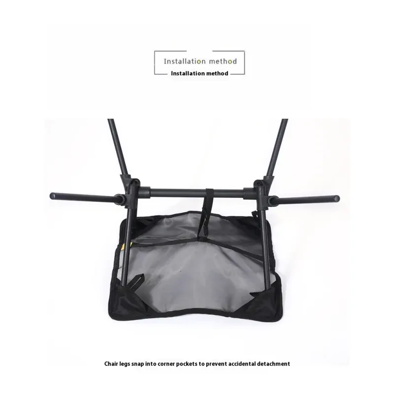 Outdoor Folding Chair – Breathable Nylon, Anti-Fall, Portable Seat