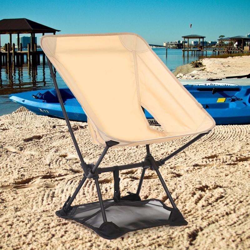 Outdoor Folding Chair – Breathable Nylon, Anti-Fall, Portable Seat