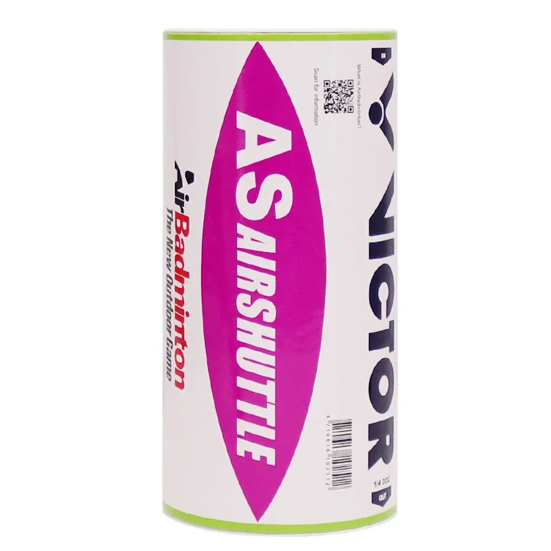 VICTOR Nylon Badminton Shuttlecocks – 3 Pcs, Indoor & Outdoor