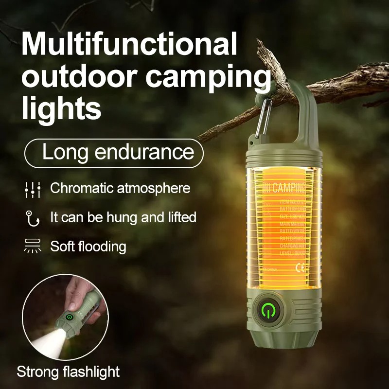 Rechargeable Waterproof Camping Light – Multi-Function LED Night Light