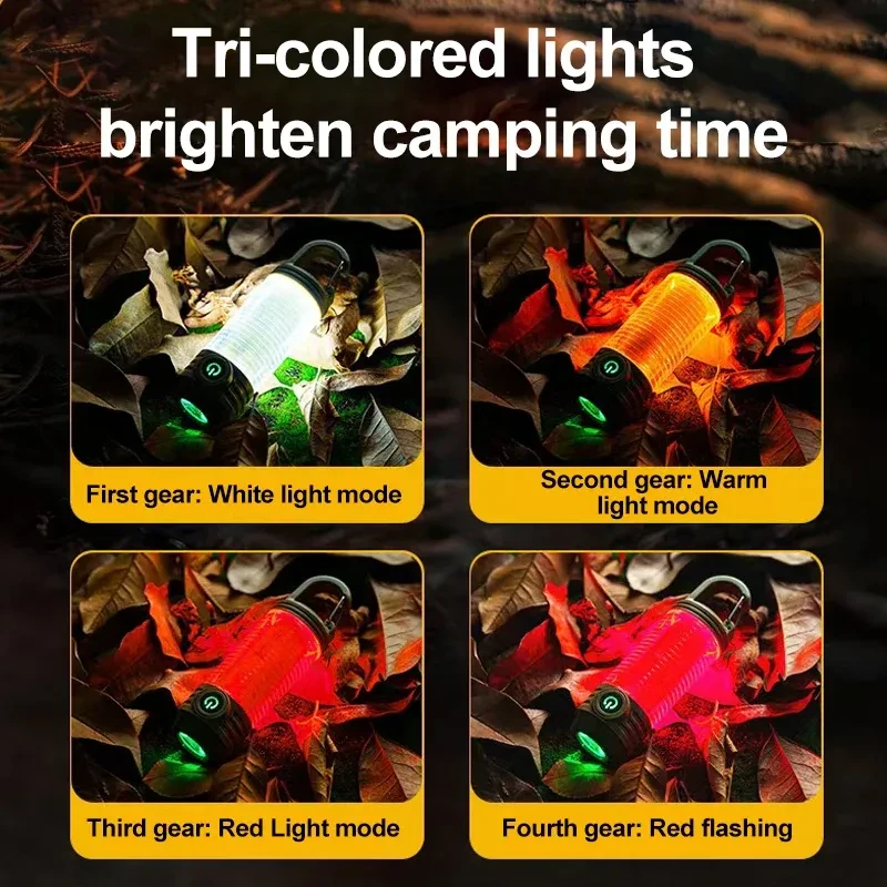 Rechargeable Waterproof Camping Light – Multi-Function LED Night Light