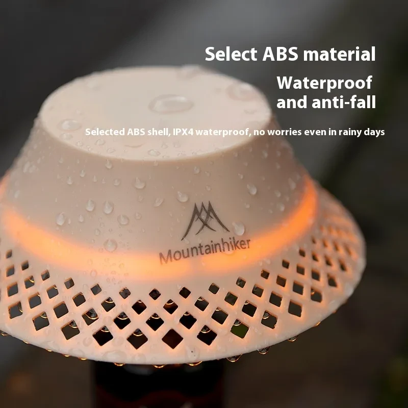 Wine Bottle Lampshade Outdoor Camping Lantern – Portable LED Lantern with Multiple Light Modes