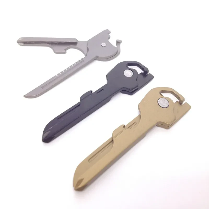 Swiss Technology 6-in-1 Key Knife – Portable Multi-Tool Gadget