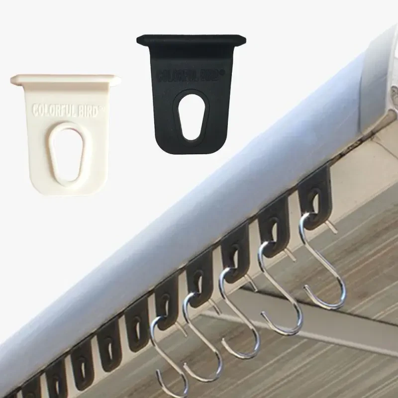 Outdoor Awing Hook Clothes Hook – Durable Plastic Wall Mount for Outdoor Use