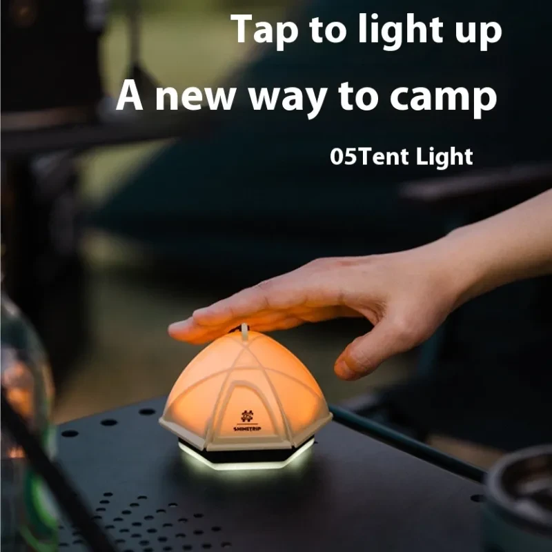 Vintage Camping Ambience Light – Adjustable Brightness & Long Battery Life