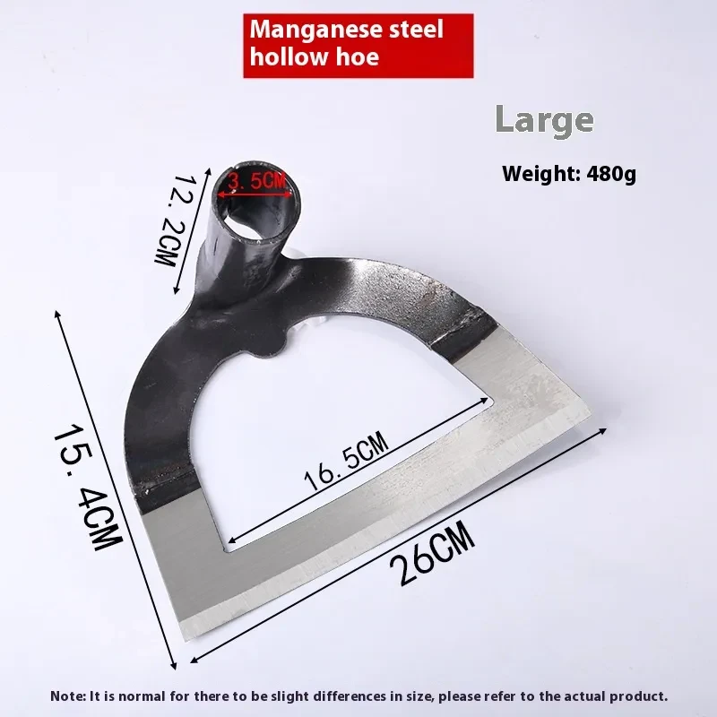 Heavy-Duty Manganese Steel Hoe – Durable Agricultural Tool for Home Use