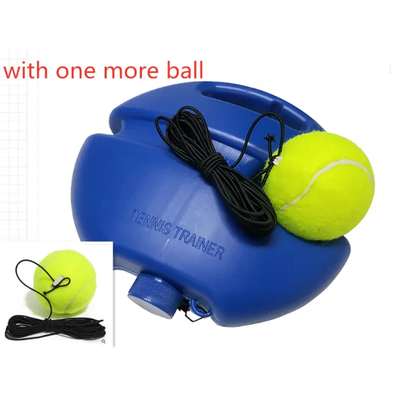 Solo Tennis Trainer with Ball & Base – Rebound Practice Tool for All Ages