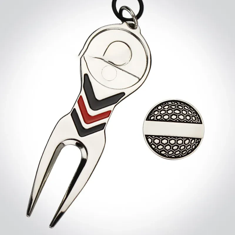Premium Golf Divot Tool with Ball Marker – Metal Golf Accessories