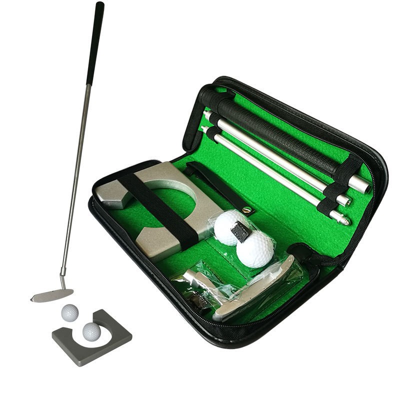 Portable Golf Putting Practice Set – Putter, Balls & Target Included