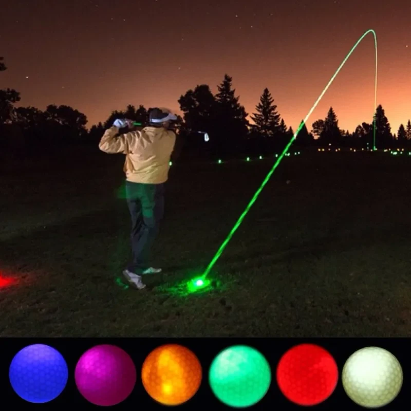 LED Flashing Golf Balls – 6-Pack Glow-in-the-Dark Night Golf Set
