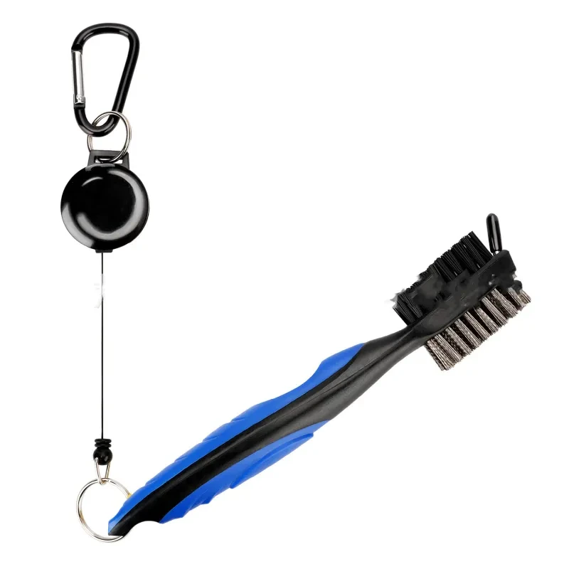 Double-Sided Golf Club Brush – Steel & PP Bristles, Durable Clean