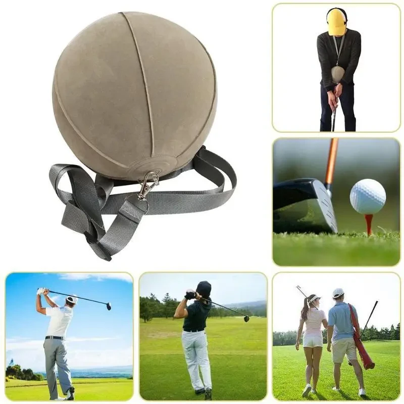 Smart Inflatable Golf Swing Trainer – PVC Wisdom Ball for Practice