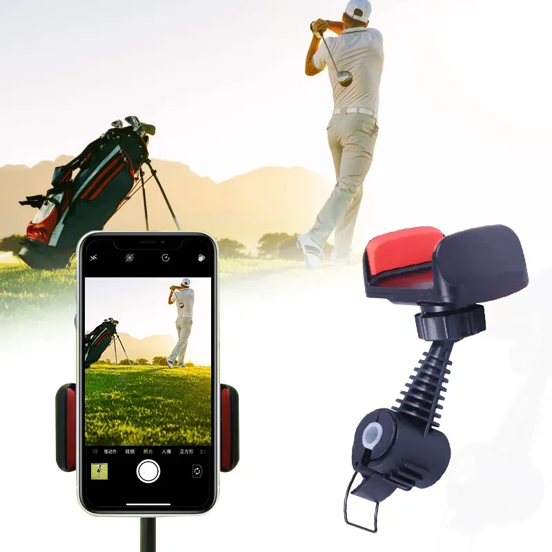 Golf Club Phone Holder – ABS Mount for Swing Recording & Training