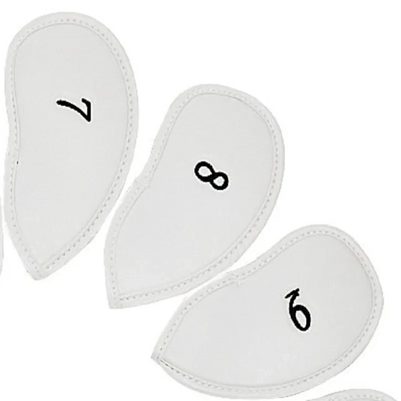 Embroidered Golf Club Head Covers – PU Leather Protective Caps