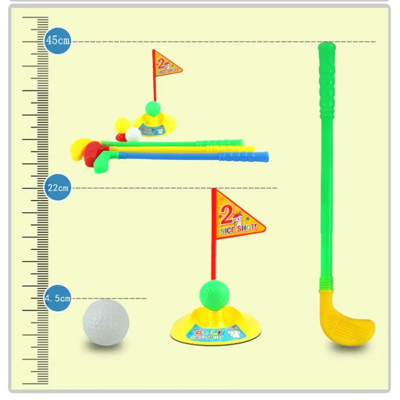 Kids Golf Set for Parent-Child Play – 3 Clubs, Balls & Accessories