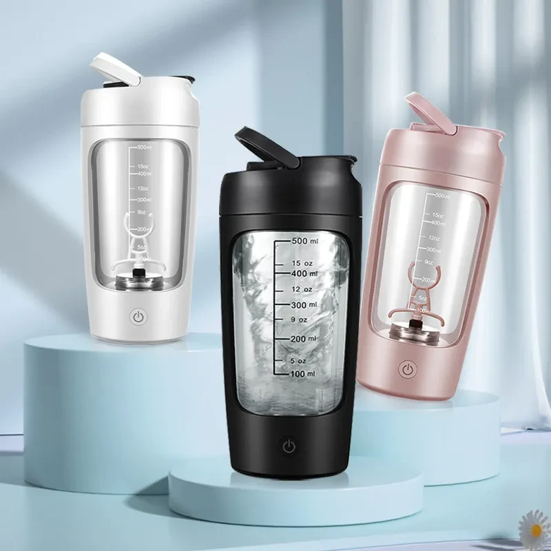 Portable Electric Self-Stirring Coffee Cup – 650ml USB Rechargeable