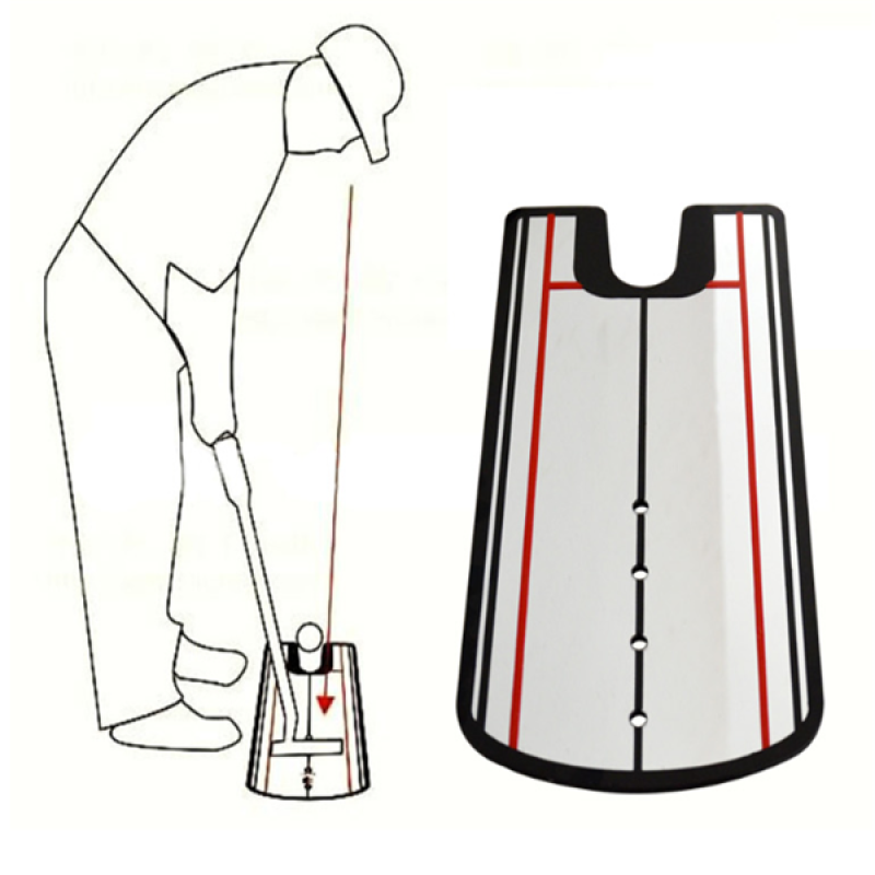 Golf Putter Posture Correction Mirror – Putting Alignment Trainer