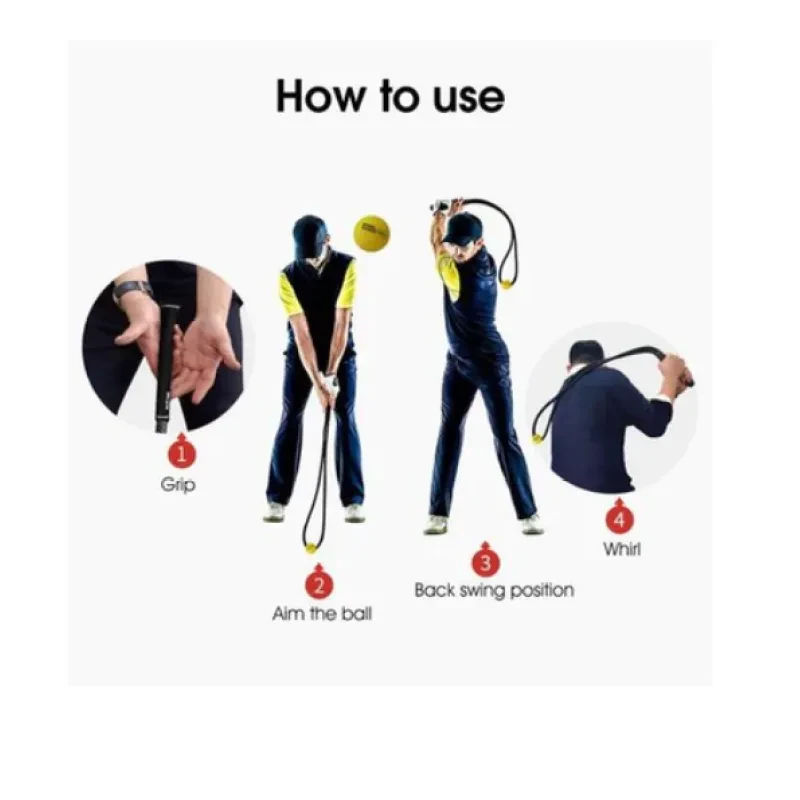 Golf Swing Training Rope – Strength & Speed Practice Tool