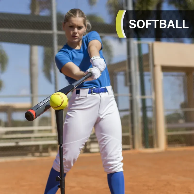 Portable Baseball Softball T-Stand Trainer – Adjustable Tripod Base