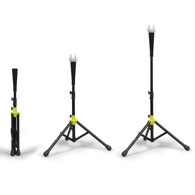Portable Baseball Softball T-Stand Trainer – Adjustable Tripod Base