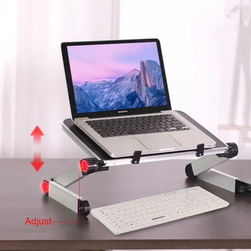 Foldable Laptop Stand – Ergonomic Adjustable Desk for Home & Office