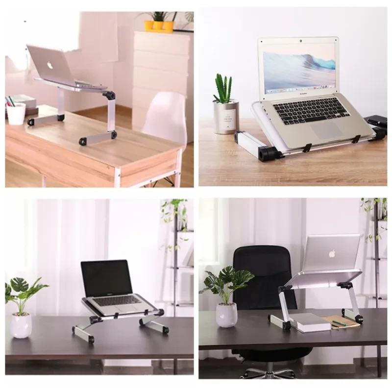 Foldable Laptop Stand – Ergonomic Adjustable Desk for Home & Office