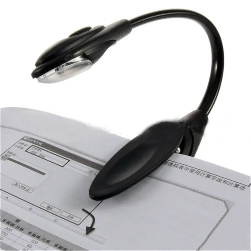 Mini Clip-On LED Book Light – Portable Reading Light with CR1120 Battery