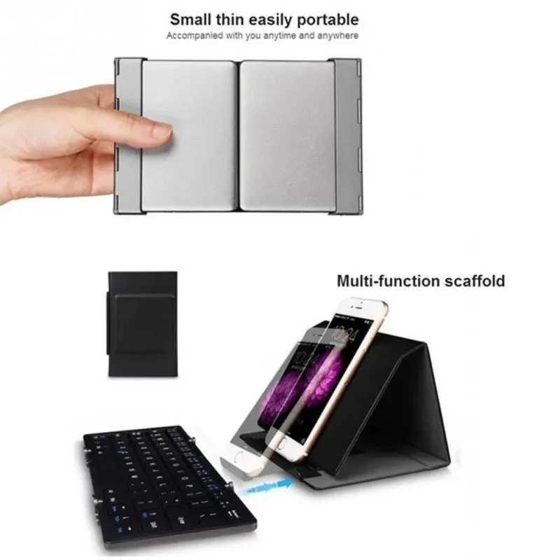 Pocket Folding Bluetooth Keyboard – Dual Mode Travel Edition for iPad