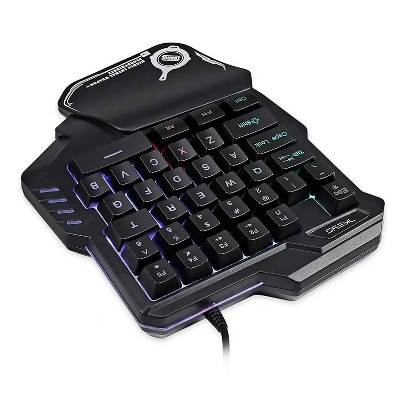 One-Handed RGB Gaming Keyboard – Mini Mechanical Keypad for PC Gamers
