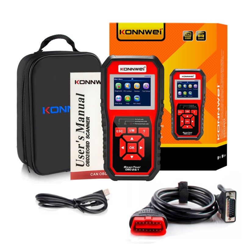 KW850 OBD2 Code Reader – CAN BUS Car Diagnostic Fault Scanner