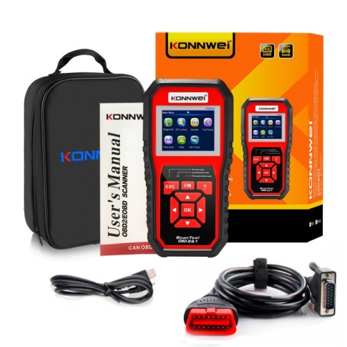 KW850 OBD2 Code Reader – CAN BUS Car Diagnostic Fault Scanner