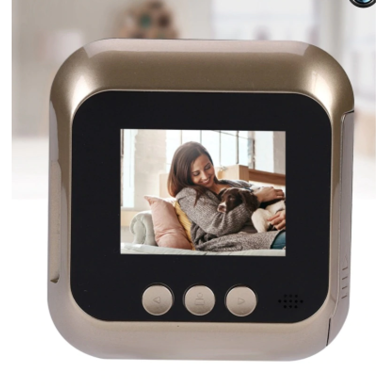 Smart Wireless Doorbell Peephole Camera – Video & Photo Capture