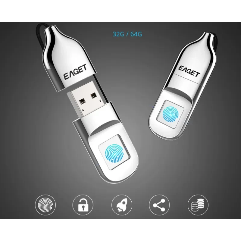 Fingerprint Encrypted USB Flash Drive
