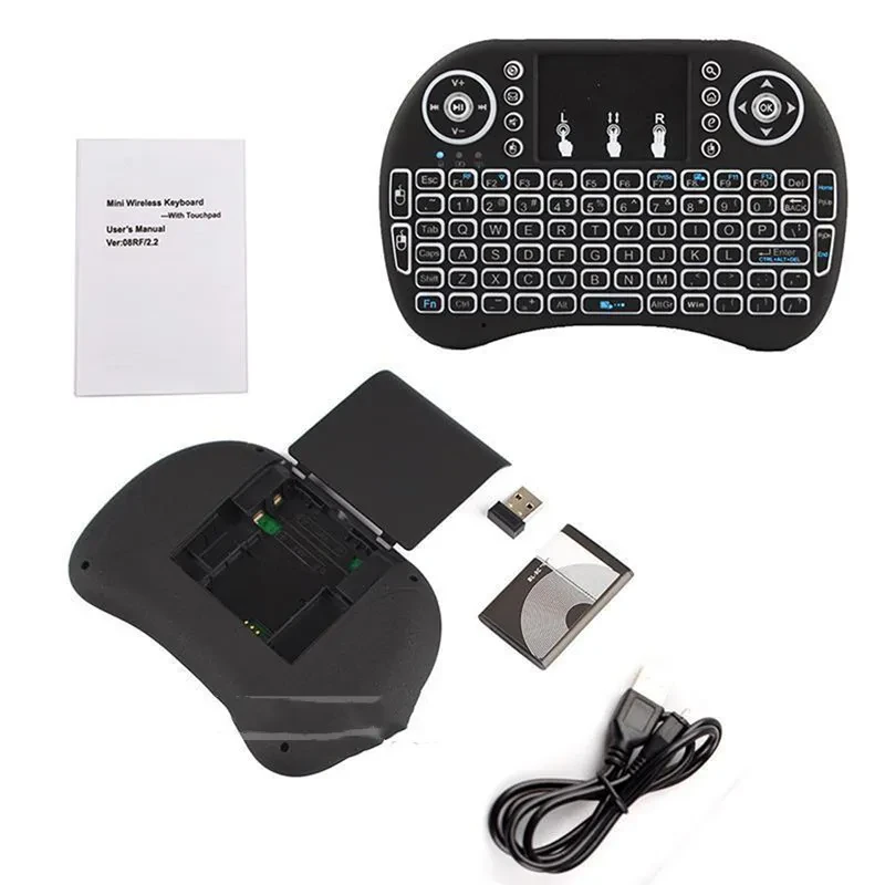 H9 Wireless Backlit Touch Keyboard – Mini Remote Control Keypad
