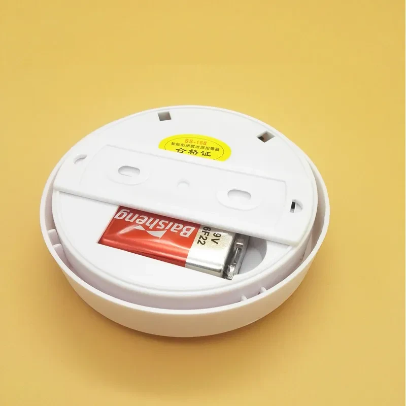 Ceiling-Mount Household Smoke Alarm – 9V Fire Detector Sensor