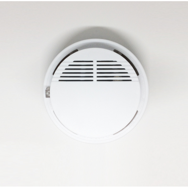 Ceiling-Mount Household Smoke Alarm – 9V Fire Detector Sensor