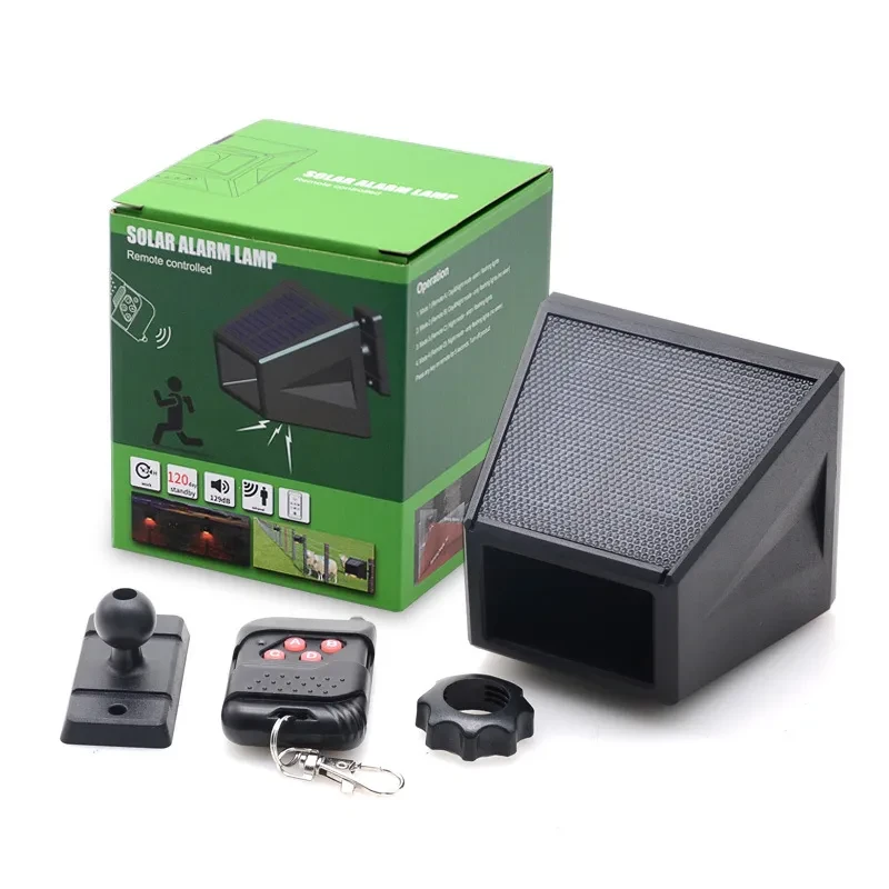 Solar Infrared Alarm Lamp – Motion Sensor Security Light IP65