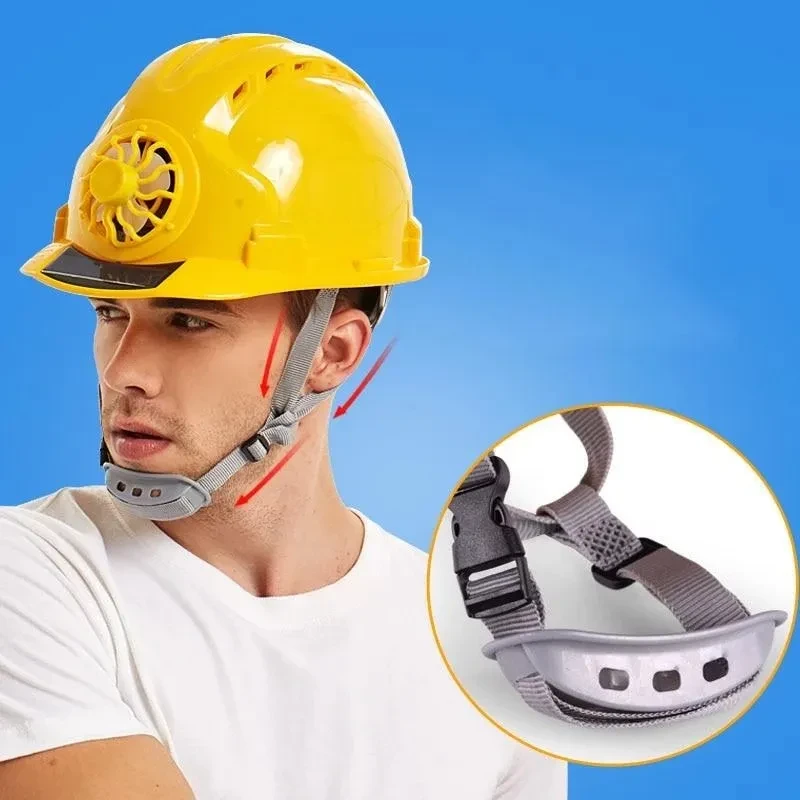 Solar Cooling Sunshade Helmet – Safety Hard Hat for Outdoor Work