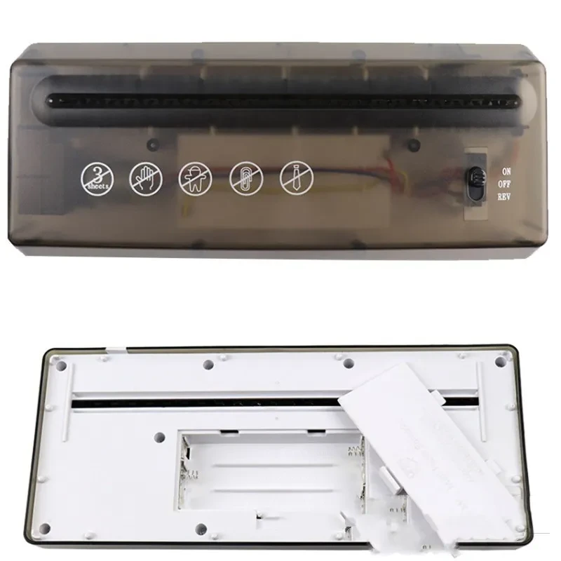 Compact A4 Electric Paper Shredder – Strip Cut for Office & Home