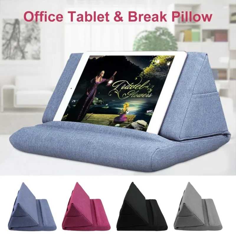 Tablet & Phone Support Pillow – Soft Candy Shape Stand Cushion