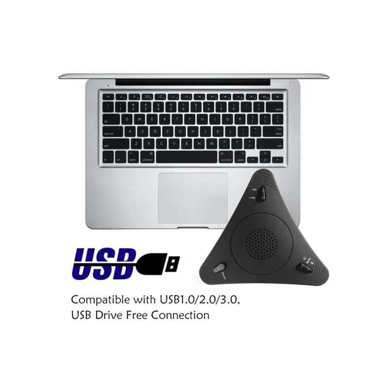 USB Omnidirectional Microphone with Echo Canceller for Conference