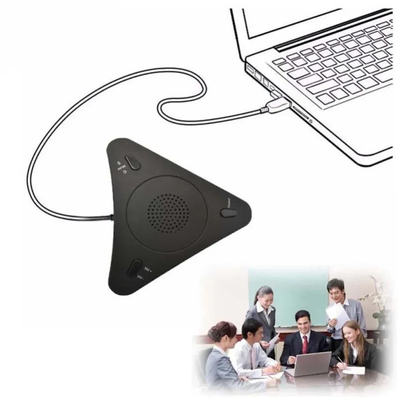 USB Omnidirectional Microphone with Echo Canceller for Conference