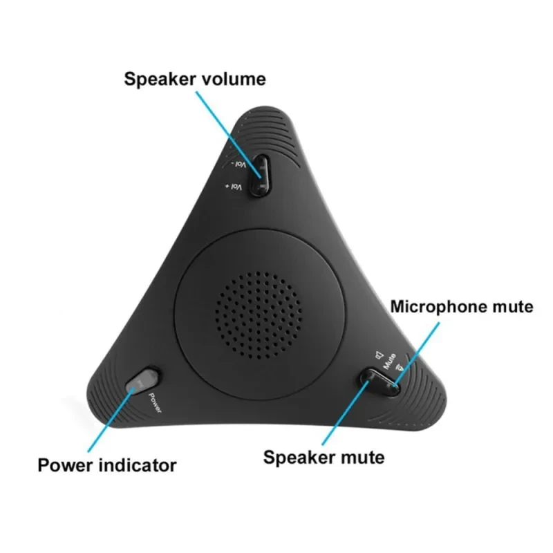 USB Omnidirectional Microphone with Echo Canceller for Conference