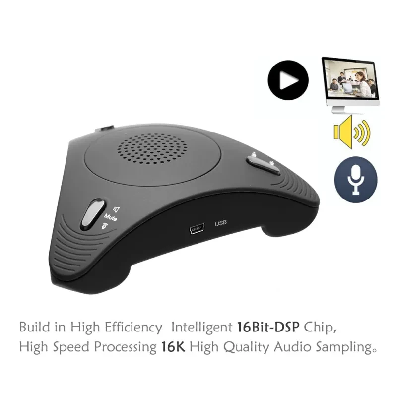 USB Omnidirectional Microphone with Echo Canceller for Conference