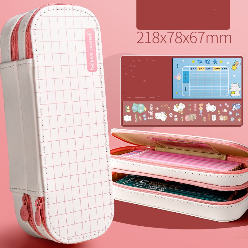 Cute Multifunctional Pencil Case for Boys – Creative Stationery Bag