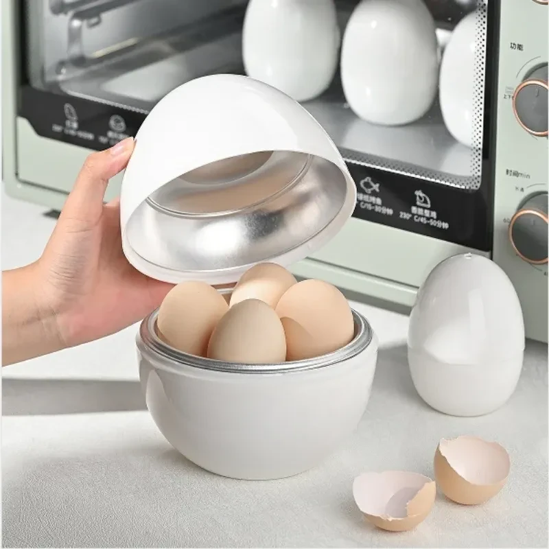 Microwave Egg Cooker – 4-Egg Steamer Boiler for Quick Breakfast