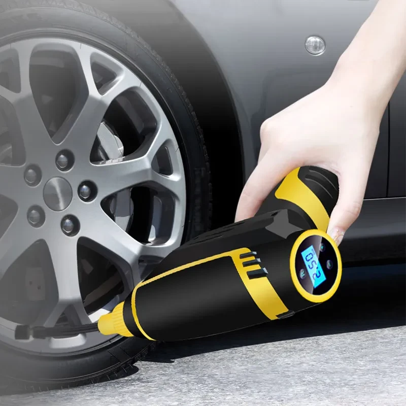 Smart Digital Car Air Compressor – Portable LED Tire Inflator Pump