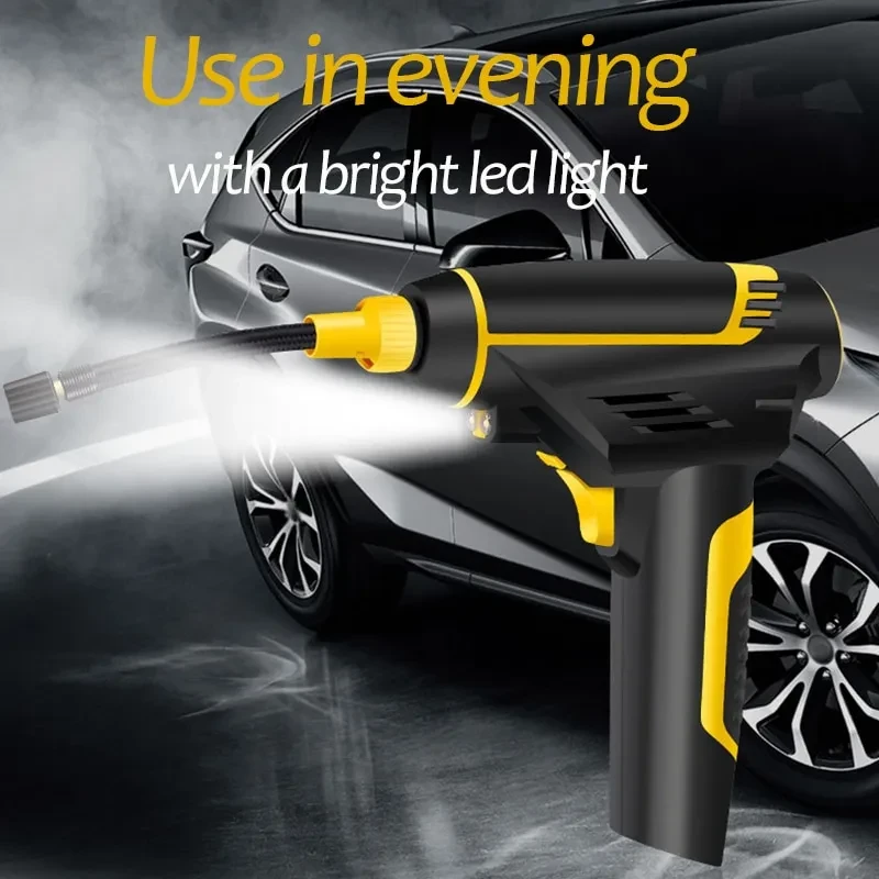 Smart Digital Car Air Compressor – Portable LED Tire Inflator Pump